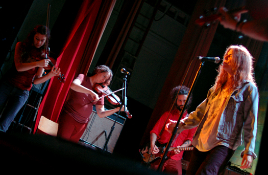 Patti Smith ve Silver mt Zion sahnede