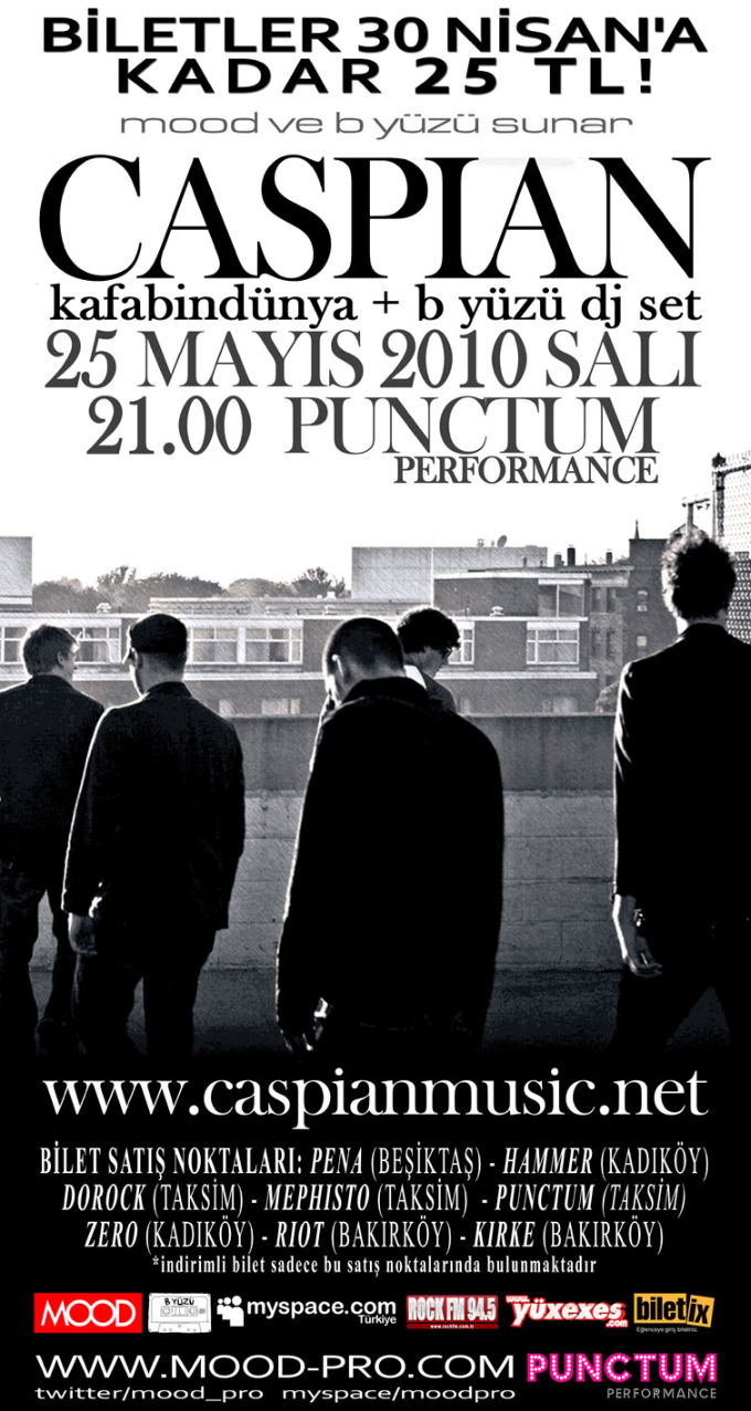 B Yüzü Epic45 ve Caspian konserleri