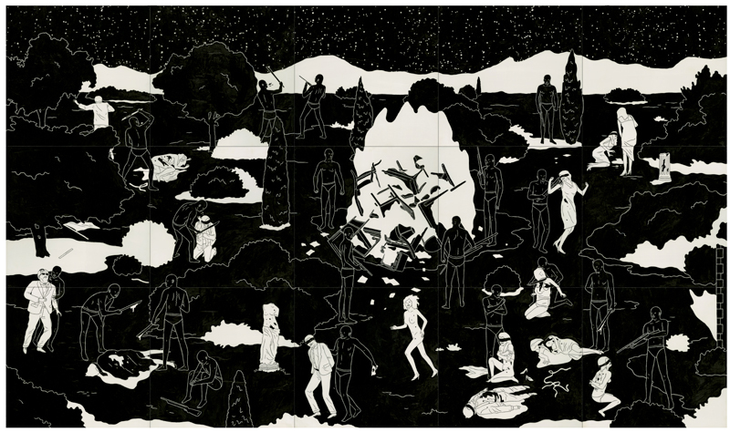 Distopya ve şiddetin ressamı: Cleon Peterson