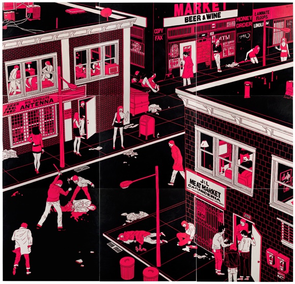 Distopya ve şiddetin ressamı: Cleon Peterson