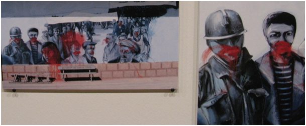 Yusuf Taktak’ın resmi- zarar gördükten sonra