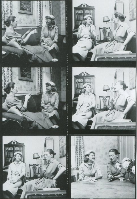 Sylvia Plath, şair Elizabeth Bowen ile söyleşi yaparken
