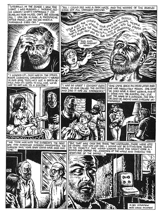 The Religious Experience of Philip K. Dick by R. Crumb from Weirdo #17 4